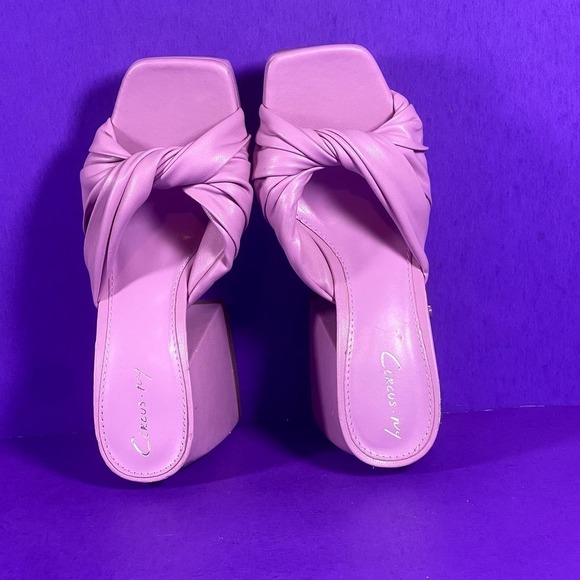 Circus Ny By Sam Edelman Women's Purple Marianna Heeled Sandal Shoe Size 5 - Picture 5 of 9